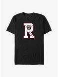 WWE The Rock Collegiate Letter T-Shirt, BLACK, hi-res
