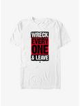 WWE Roman Reigns Wreck Everyone & Leave T-Shirt, WHITE, hi-res