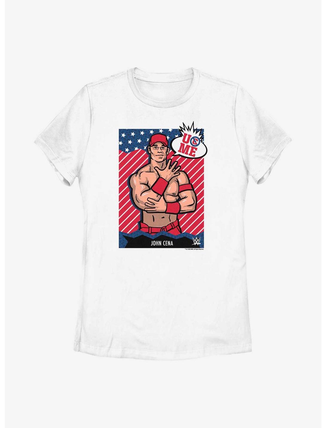 WWE John Cena U Can?t C Me Pop Art Womens T-Shirt, WHITE, hi-res