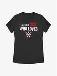 WWE Just A Mom Who Loves WWE  Womens T-Shirt, BLACK, hi-res