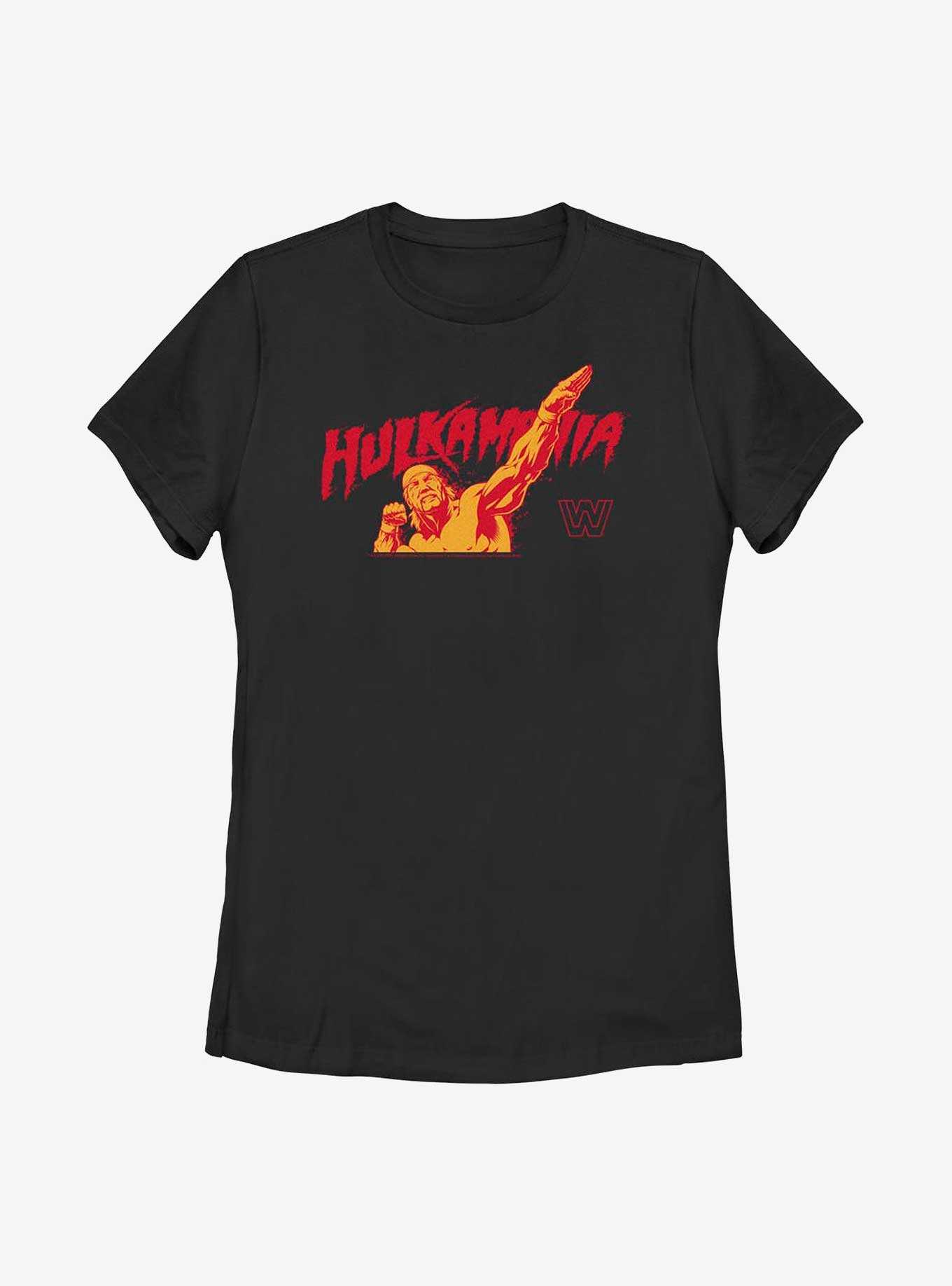 WWE Retro Hulk Hogan Hulkamania Womens T-Shirt, , hi-res