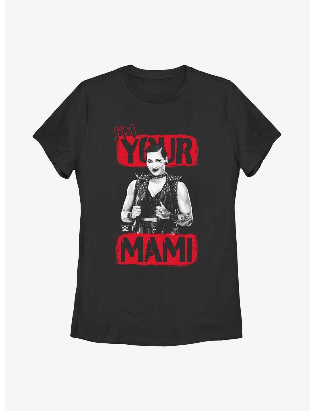 WWE Rhea Ripley I'm Your Mami Womens T-Shirt, BLACK, hi-res