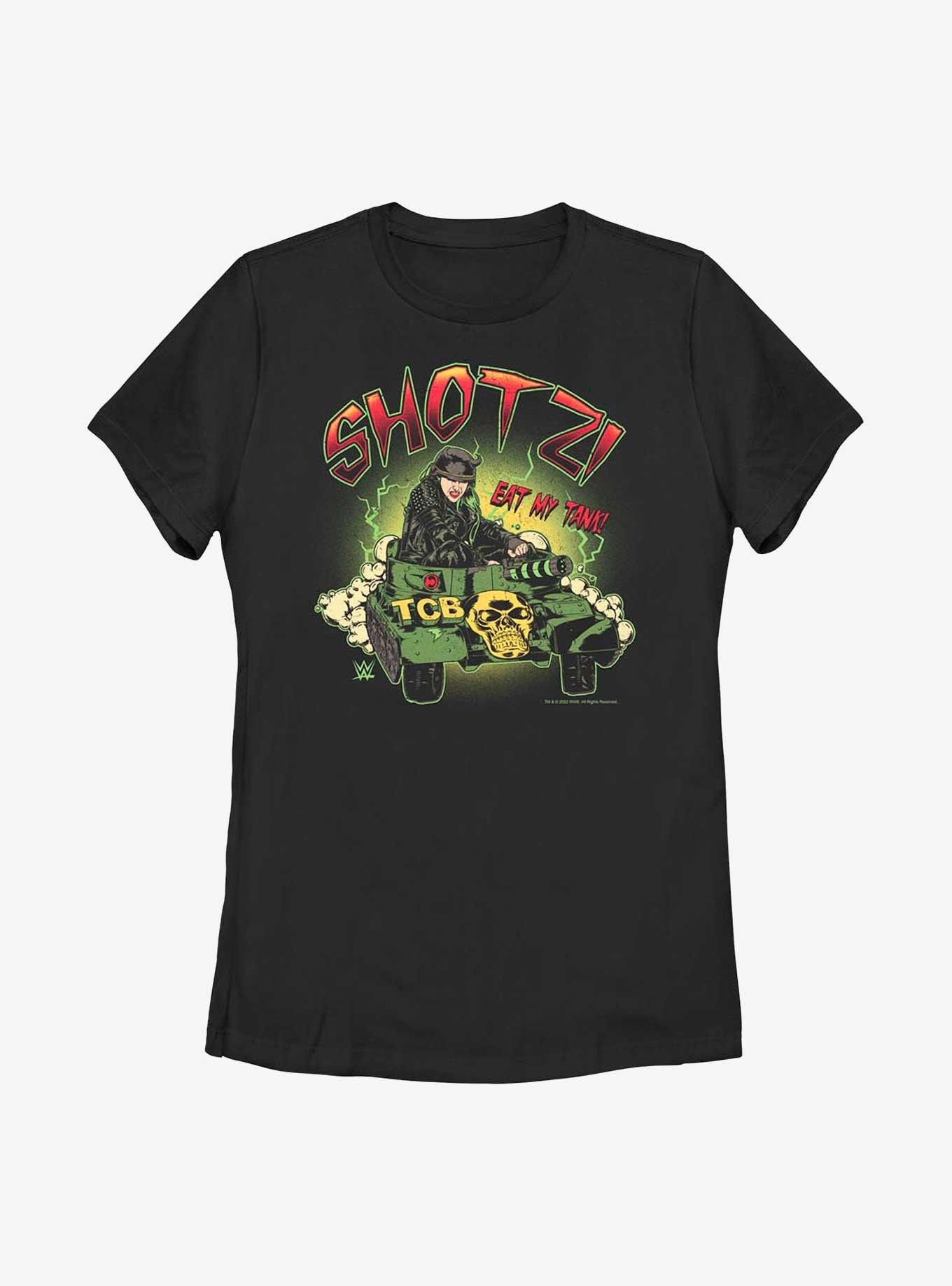 WWE Shotzi Eat My Tank! Womens T-Shirt, BLACK, hi-res