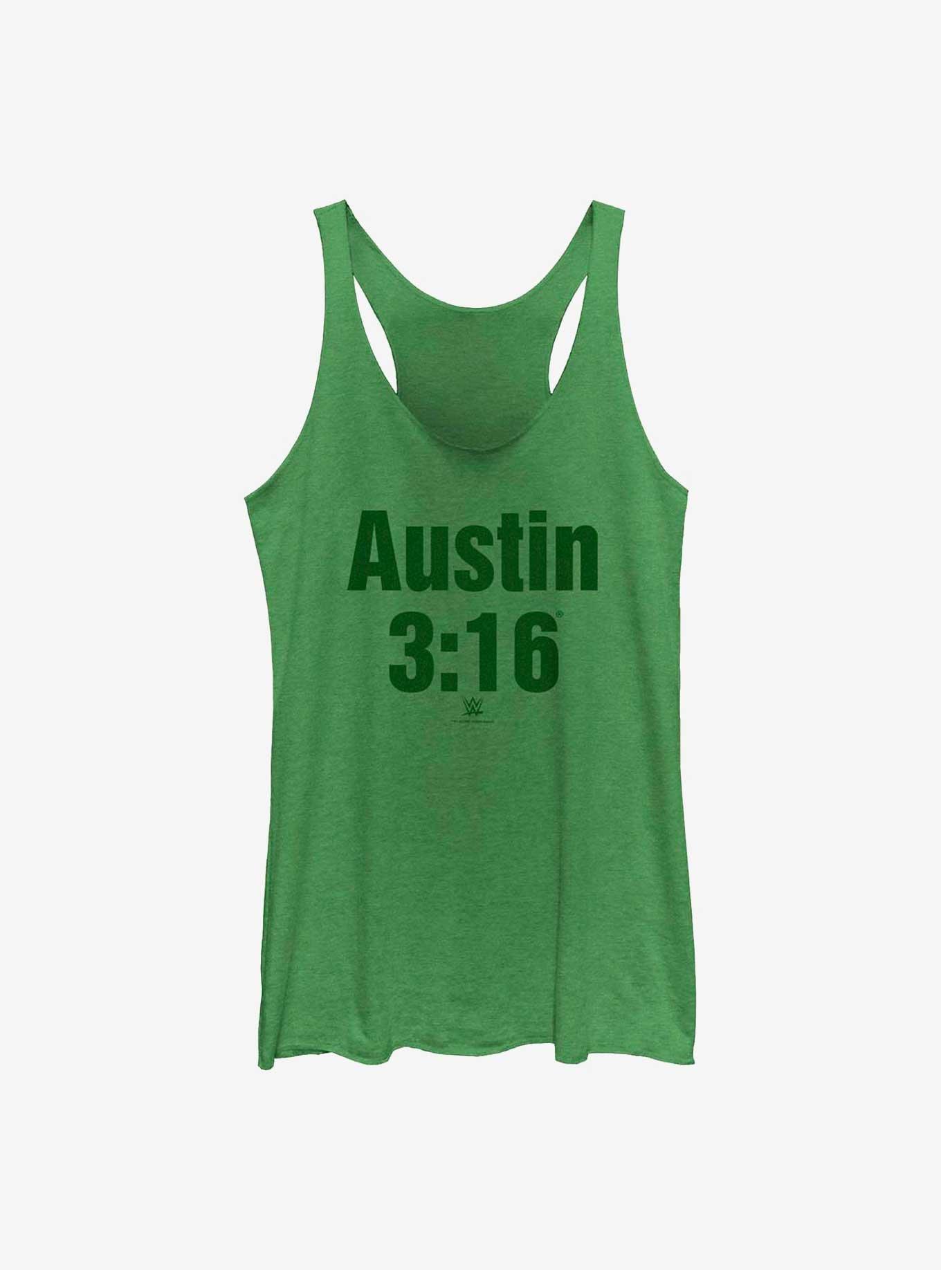 WWE Stone Cold Steve Austin 3:16 Green Era Womens Tank Top, , hi-res