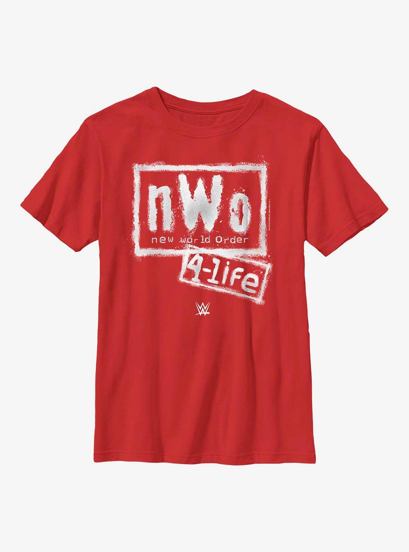 WWE nWo New World Order 4-Life Youth T-Shirt, , hi-res