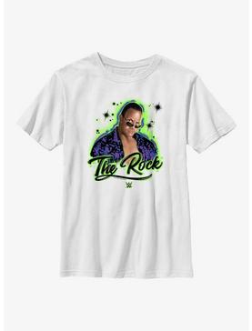WWE The Rock Airbrushed Paint Style Portrait Youth T-Shirt, , hi-res
