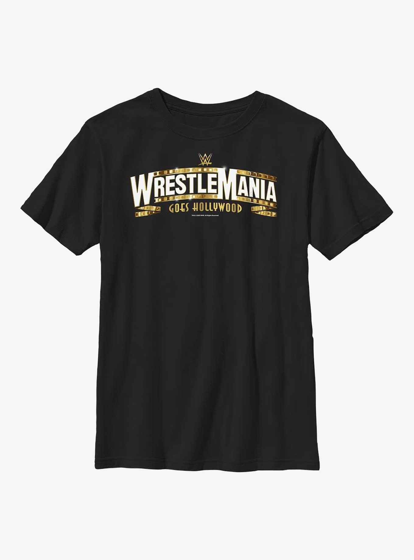 WWE Westlemania 39 Goes Hollywood Youth T-Shirt, , hi-res