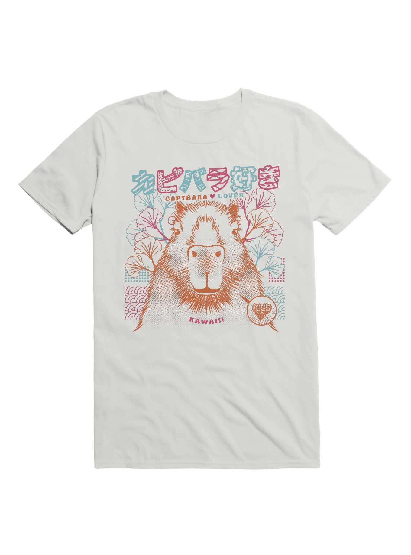 Capybara Lover Kawaii Anime Manga T-Shirt, , hi-res