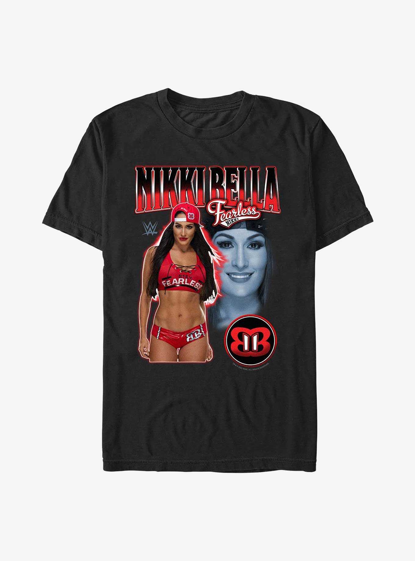 WWE The Bella Twins Nikki Bella Fearless Nikki Poster T-Shirt, , hi-res