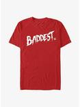 WWE Ronda Rousey Baddest Logo T-Shirt, RED, hi-res