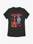 WWE The Bella Twins Nikki Bella Fearless Nikki Poster Womens T-Shirt, BLACK, hi-res