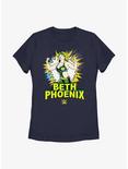 WWE Beth Phoenix Comic Book Style Womens T-Shirt, NAVY, hi-res