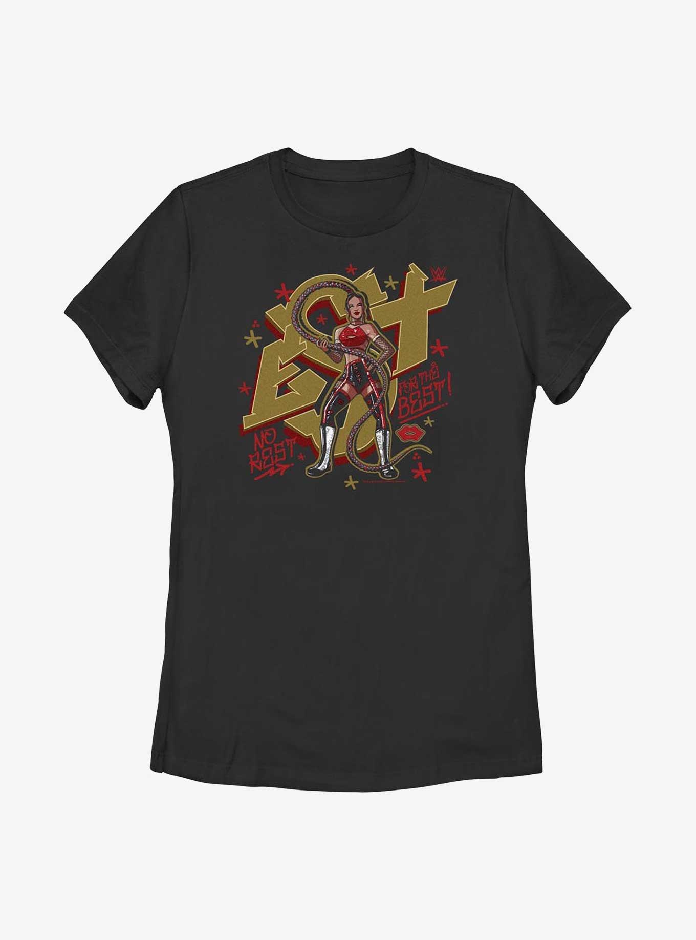 WWE Bianca Belair EST No Rest For The Best Womens T-Shirt, BLACK, hi-res