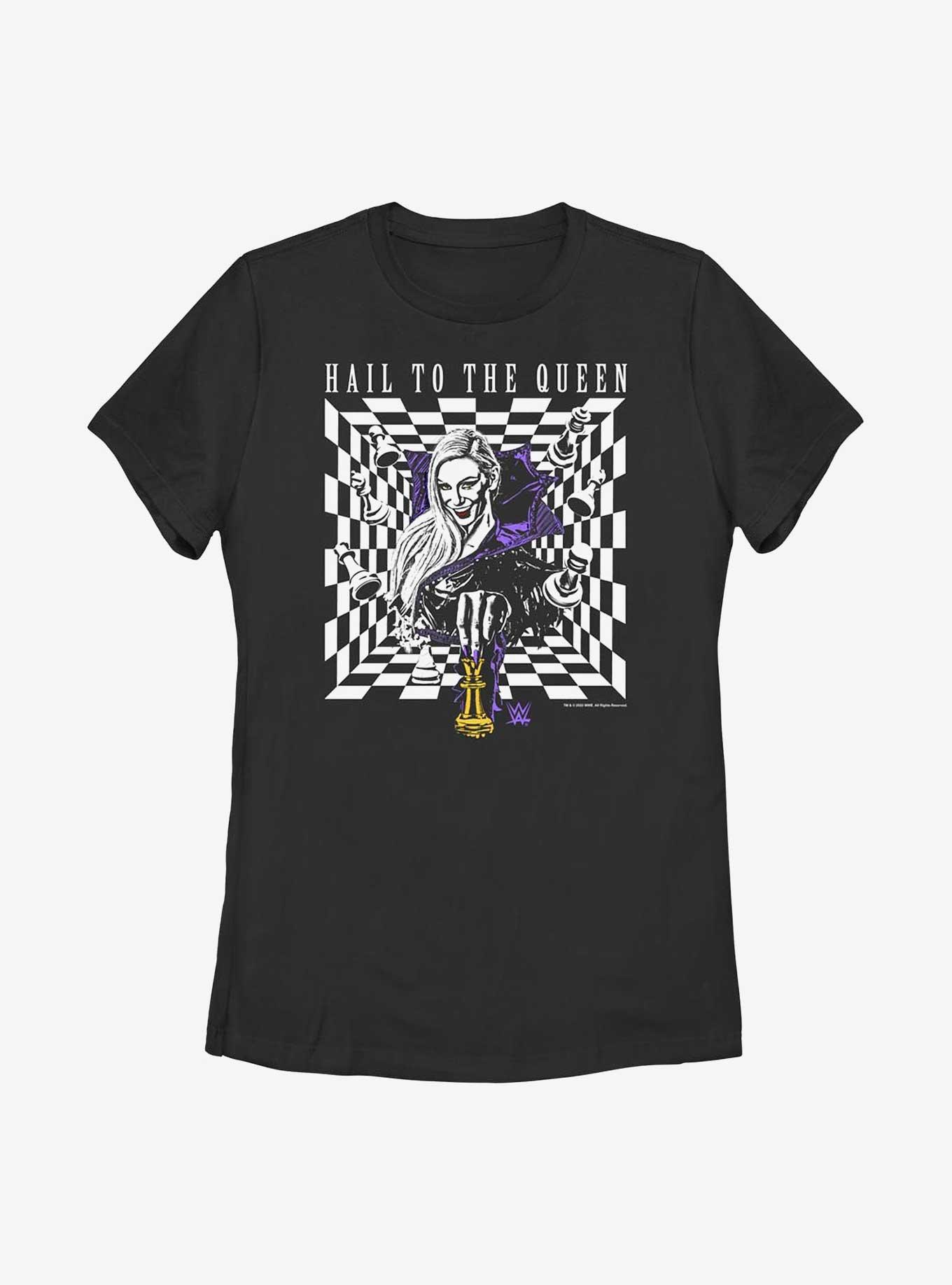 WWE Charlotte Flair Hail To The Queen Womens T-Shirt, , hi-res