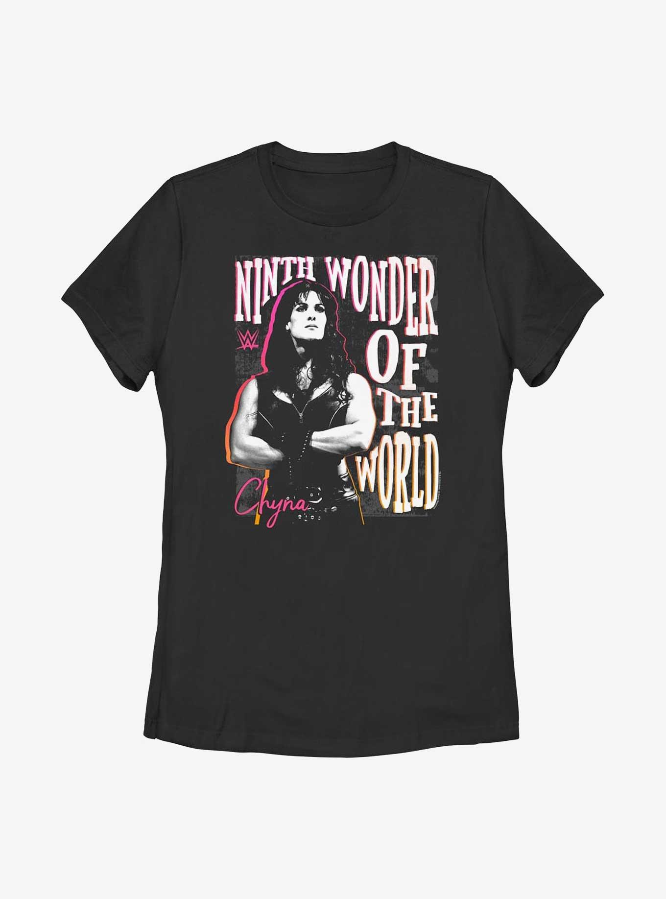 WWE Chyna Ninth Wonder Of The World Text Wrap Womens T-Shirt, , hi-res