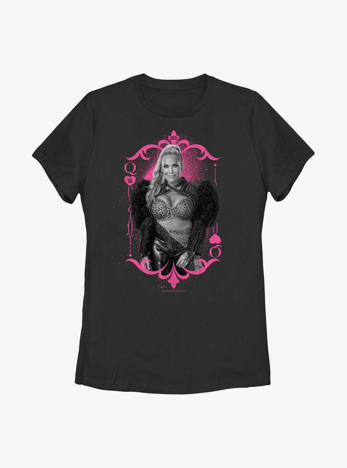 WWE Natalya Queen of Harts Poster Womens T-Shirt, , hi-res