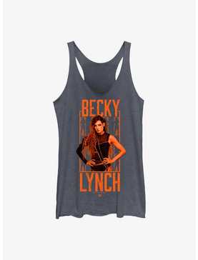 WWE Becky Lynch Portrait Logo Womens Tank Top, , hi-res