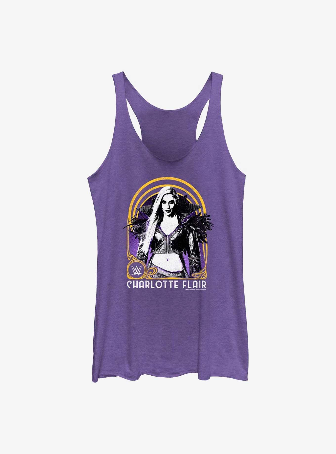 WWE Charlotte Flair Print Portrait Womens Tank Top, , hi-res