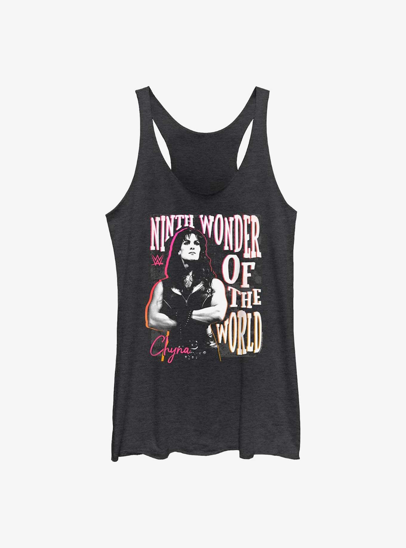 WWE Chyna Ninth Wonder Of The World Text Wrap Womens Tank Top, , hi-res