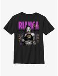 WWE Bianca Belair EST Portrait Youth T-Shirt, BLACK, hi-res