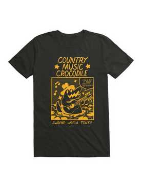 Country Music Crocodile T-Shirt, , hi-res