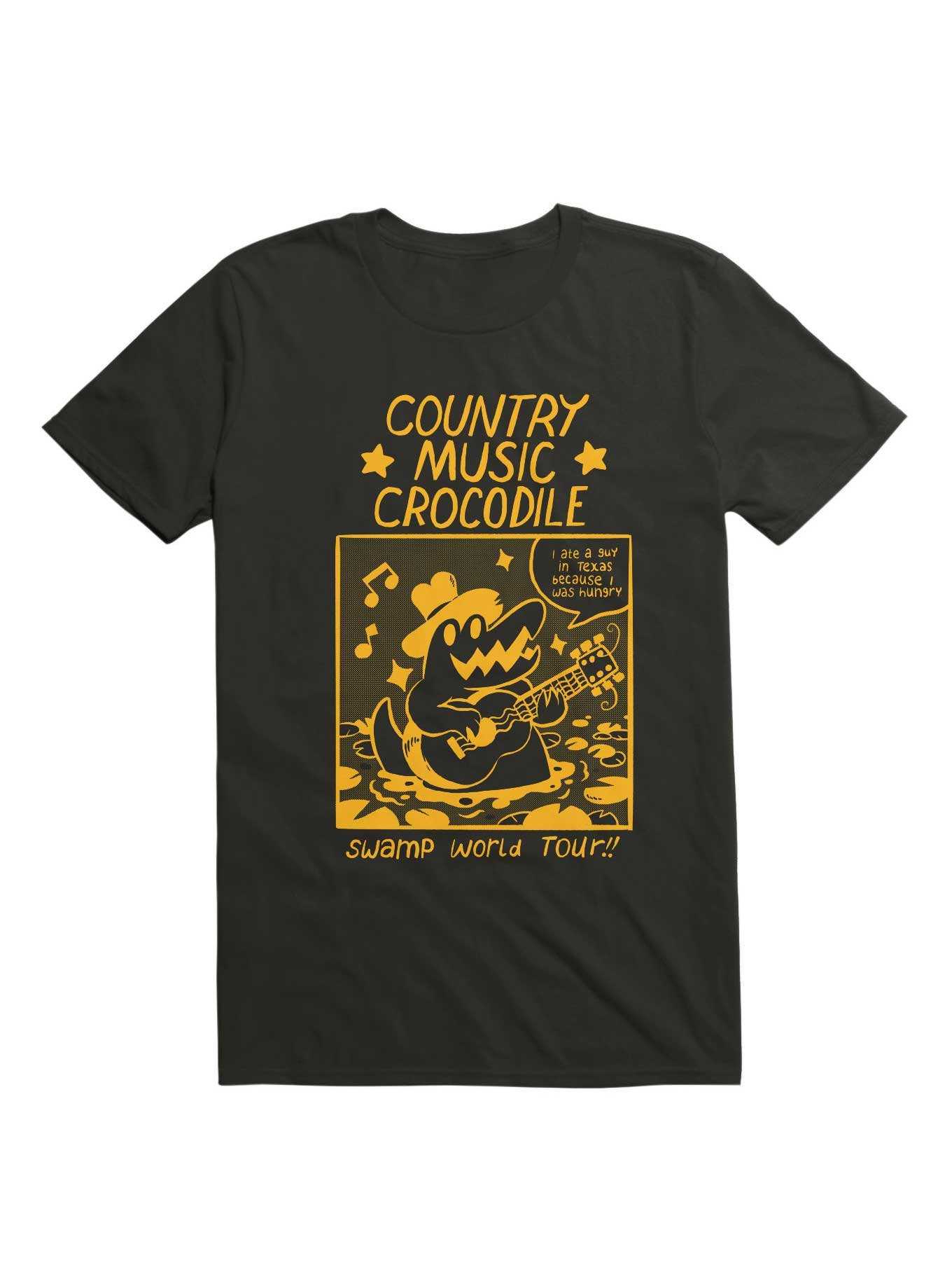 Country Music Crocodile T-Shirt, , hi-res