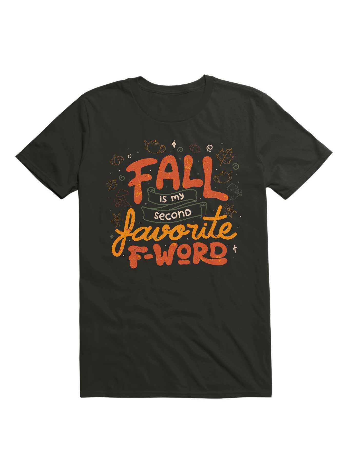 Fall is my Second Favorite F-word T-Shirt, , hi-res
