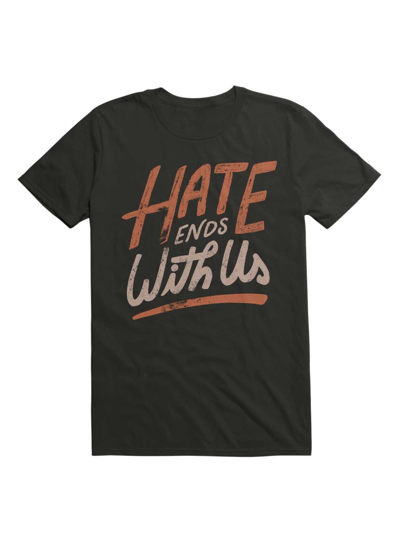 Hate Ends With Us T-Shirt, BLACK, hi-res