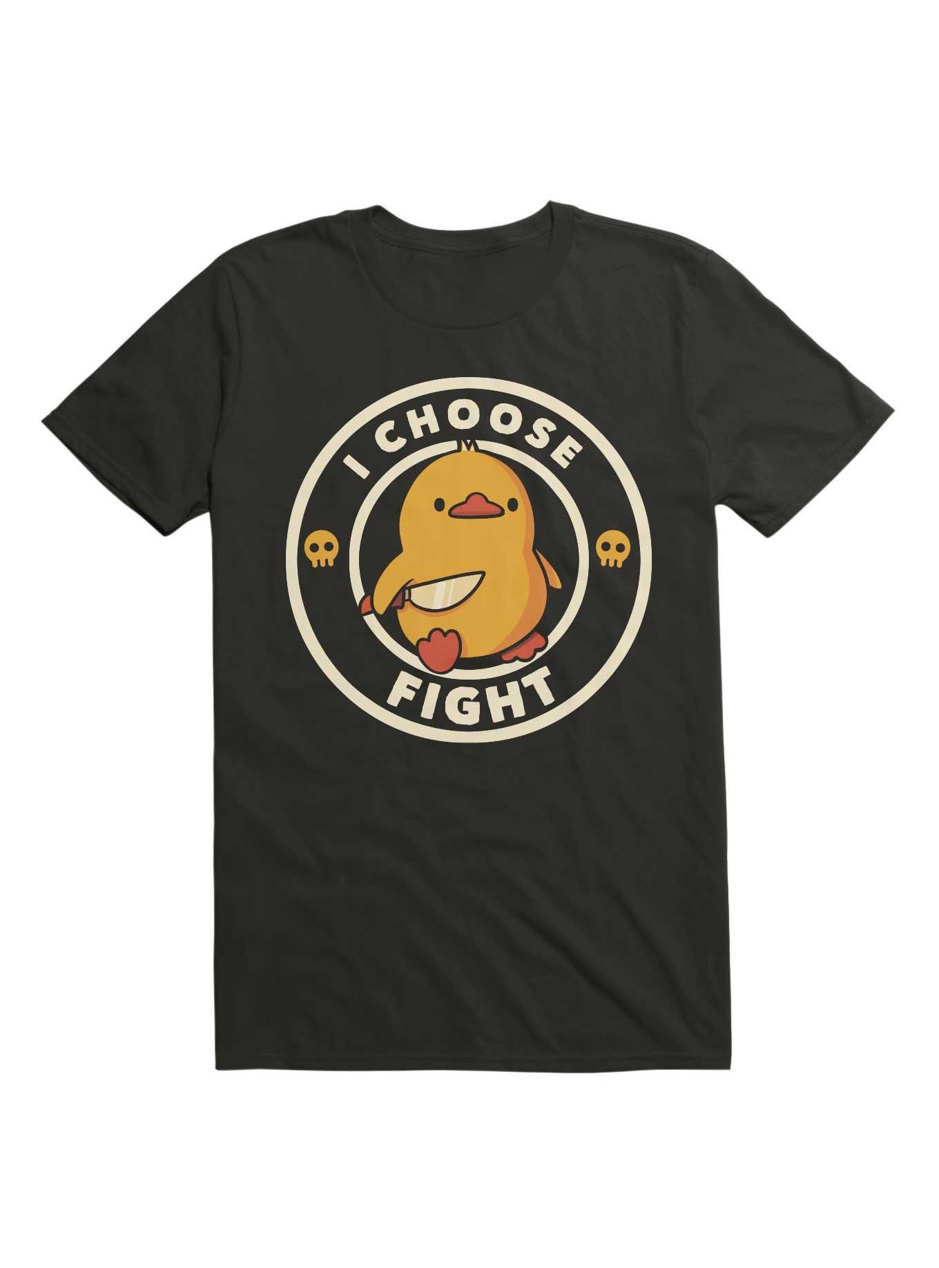 I Choose Fight Duck T-Shirt, , hi-res