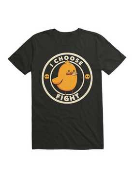 I Choose Fight Funny Duck T-Shirt, , hi-res