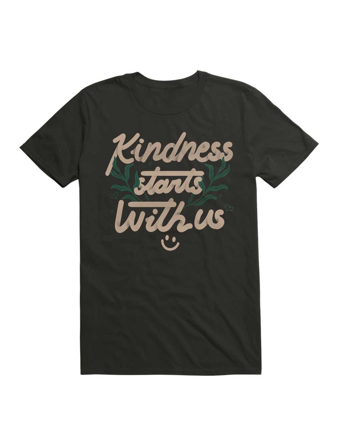 Kindness Starts With Us T-Shirt, BLACK, hi-res