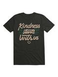 Kindness Starts With Us T-Shirt, BLACK, hi-res
