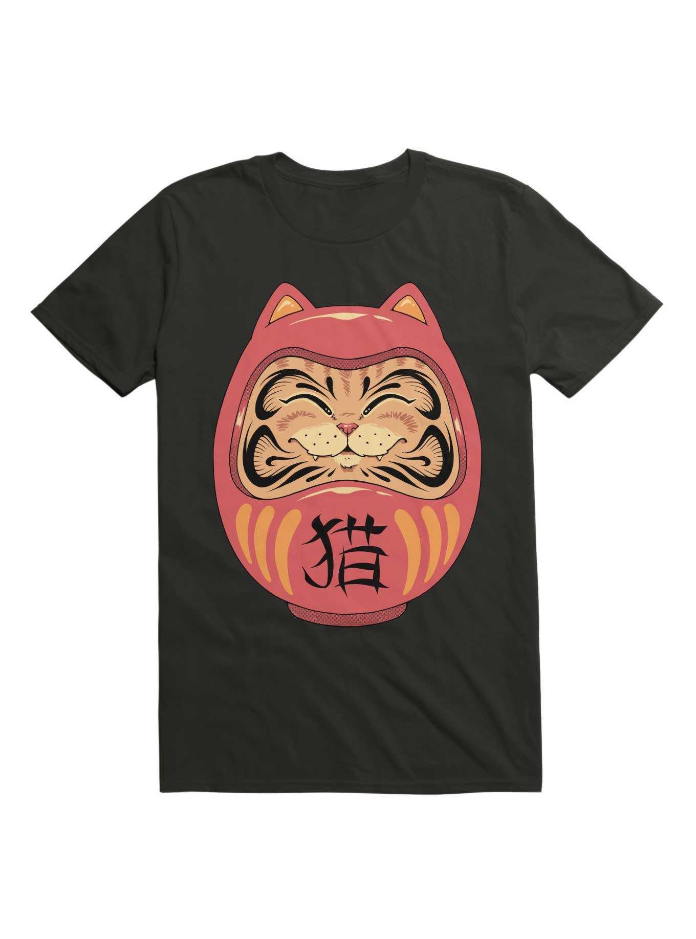 Neko Daruma Cat T-Shirt, , hi-res