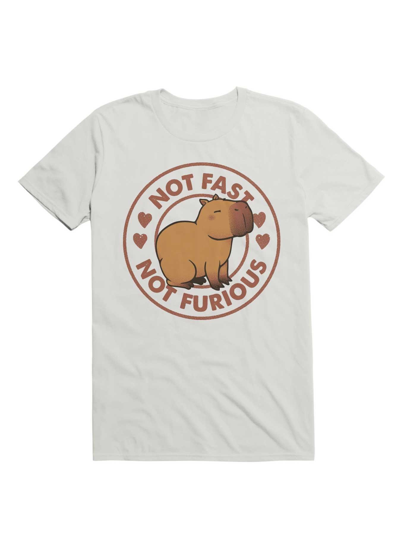 Not Fast Not Furious Capybara T Shirt WHITE Hot Topic