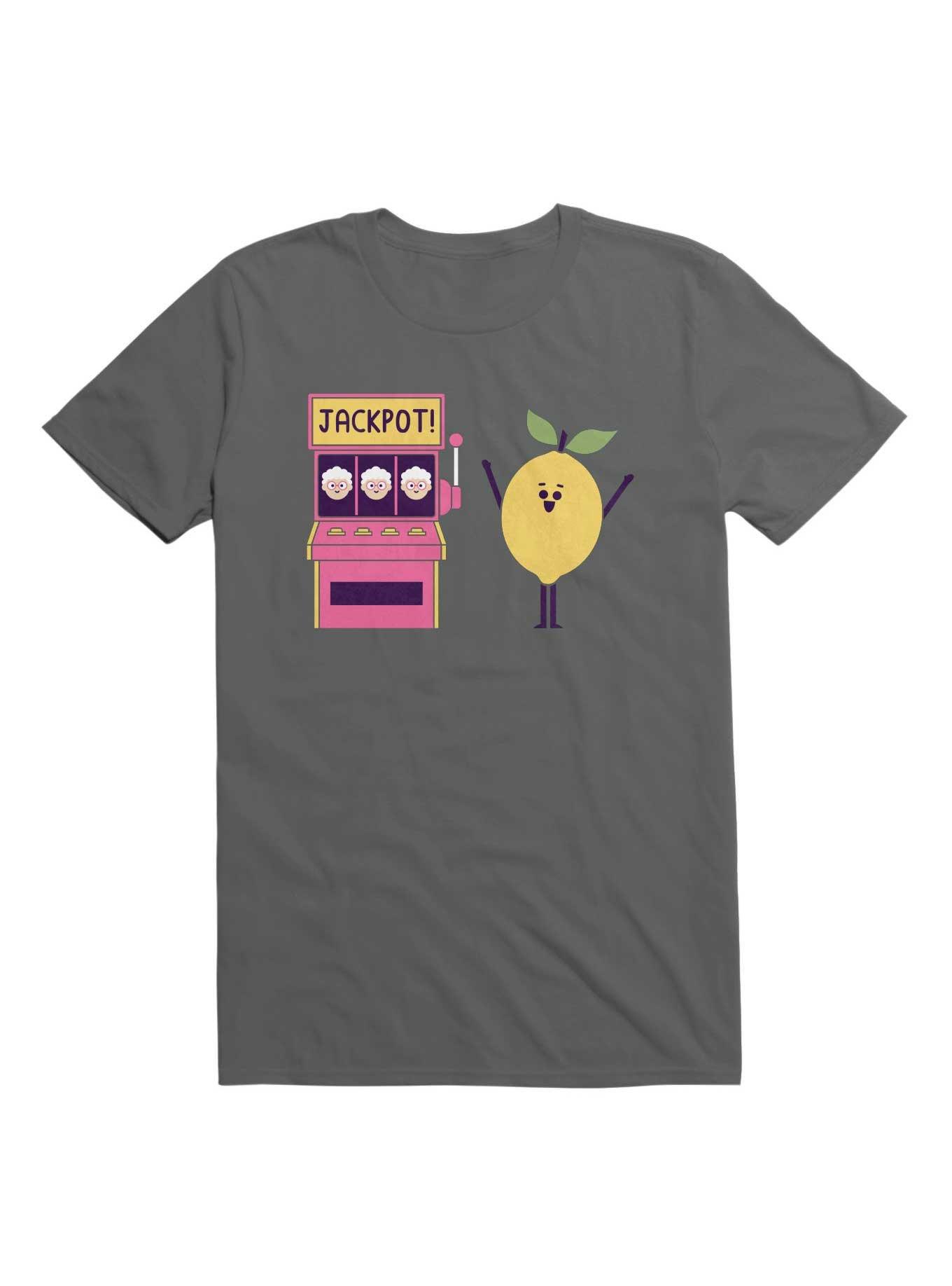 Reversed Jackpot T-Shirt, CHARCOAL, hi-res
