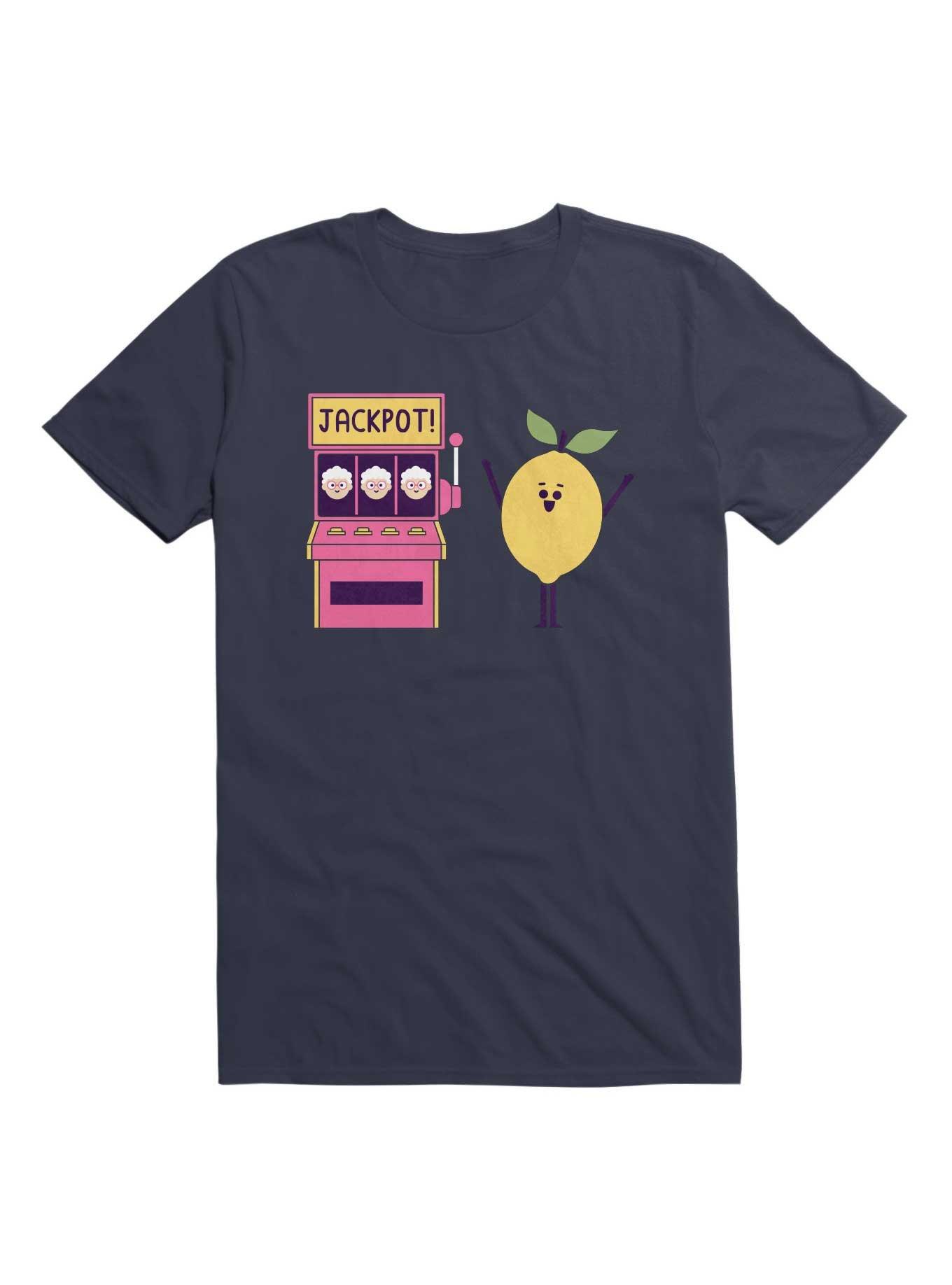 Reversed Jackpot T-Shirt, NAVY, hi-res