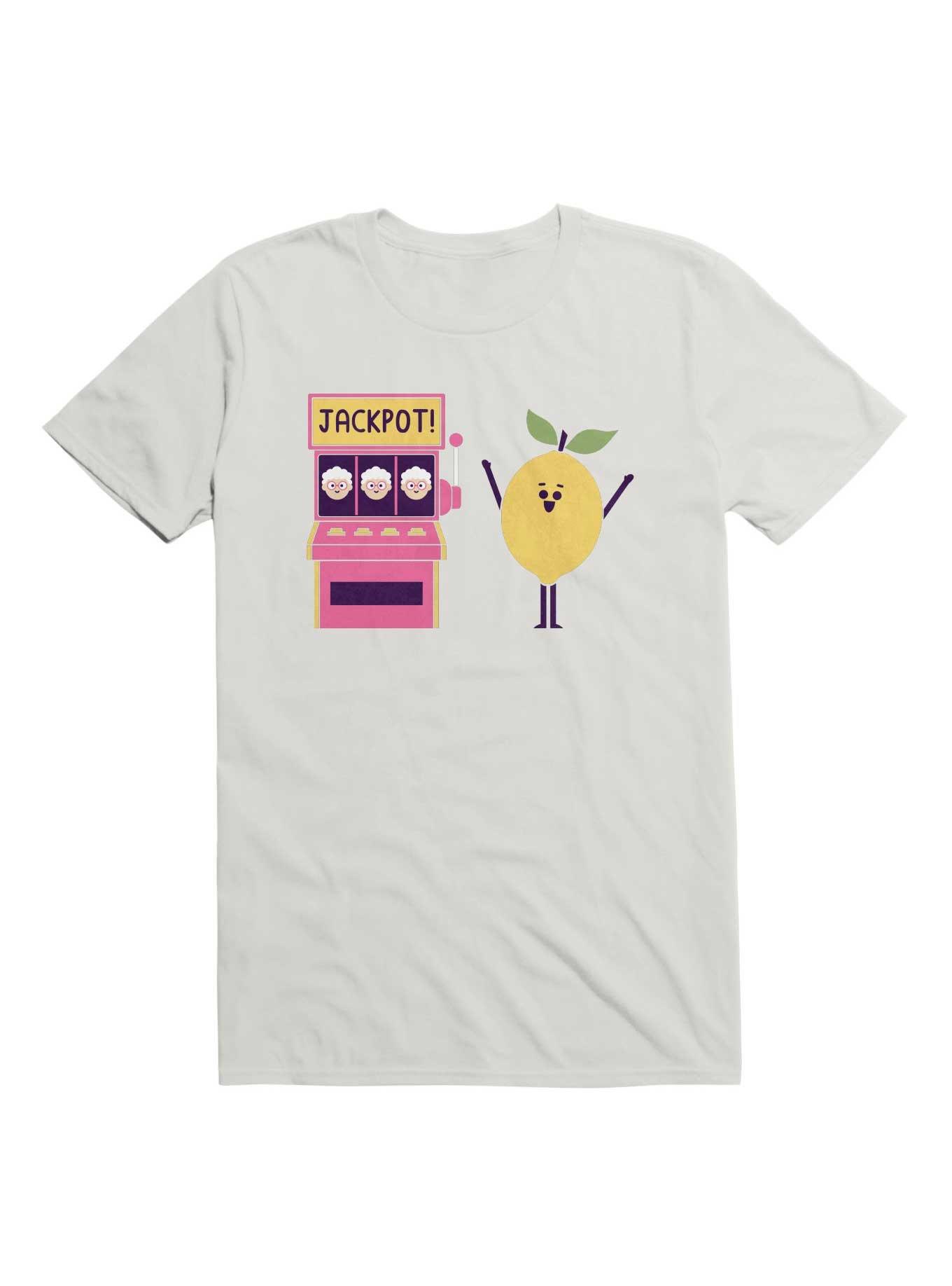 Reversed Jackpot T-Shirt, WHITE, hi-res