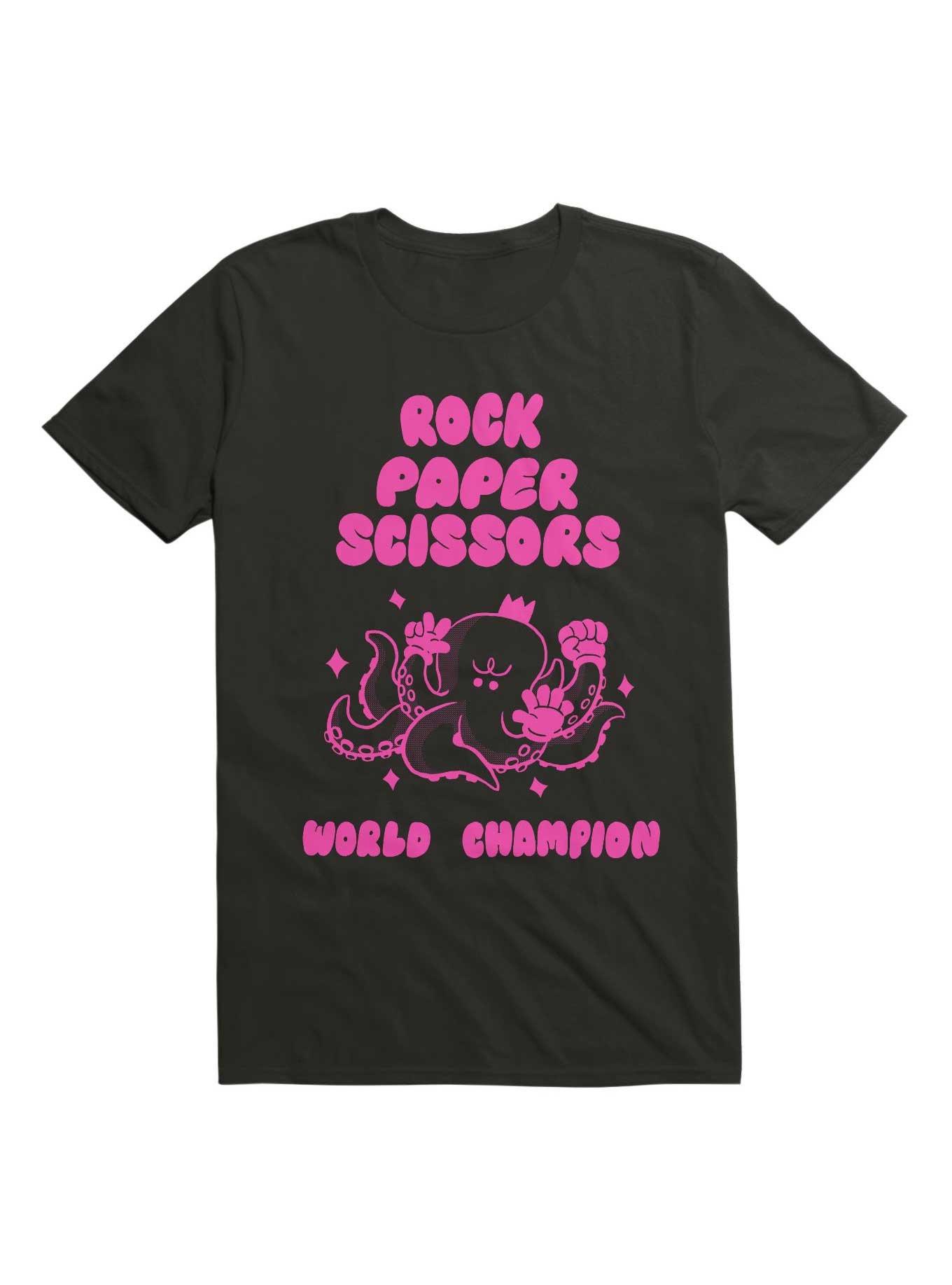 ROCK PAPER SCISSORS WORLD CHAMPION T-Shirt, , hi-res