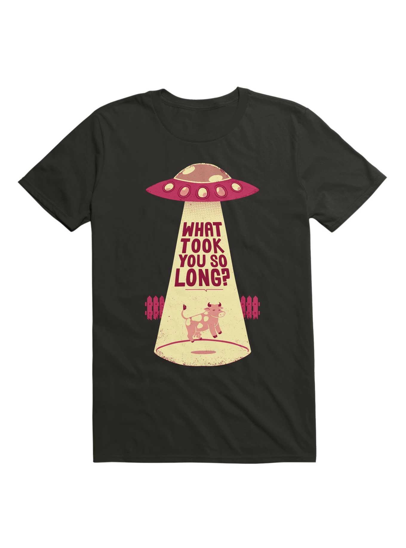 What You Took So Long Alien T-Shirt, BLACK, hi-res