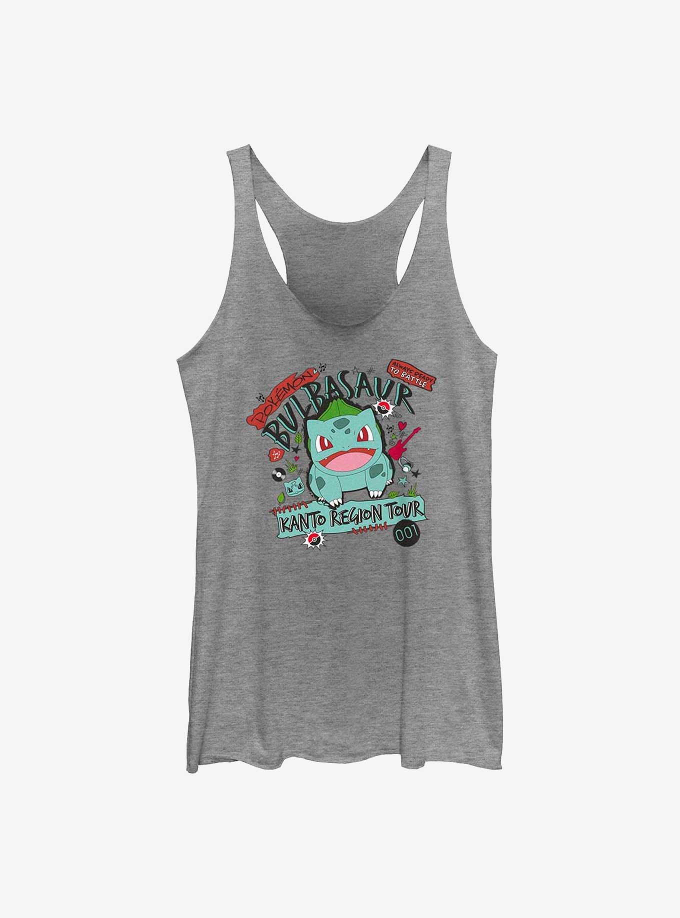 Pokemon Bulbasaur Kanto Tour Girls Raw Edge Tank, , hi-res