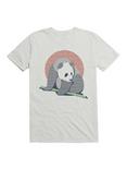Japanese Pattern Tattooed Panda T-Shirt, WHITE, hi-res
