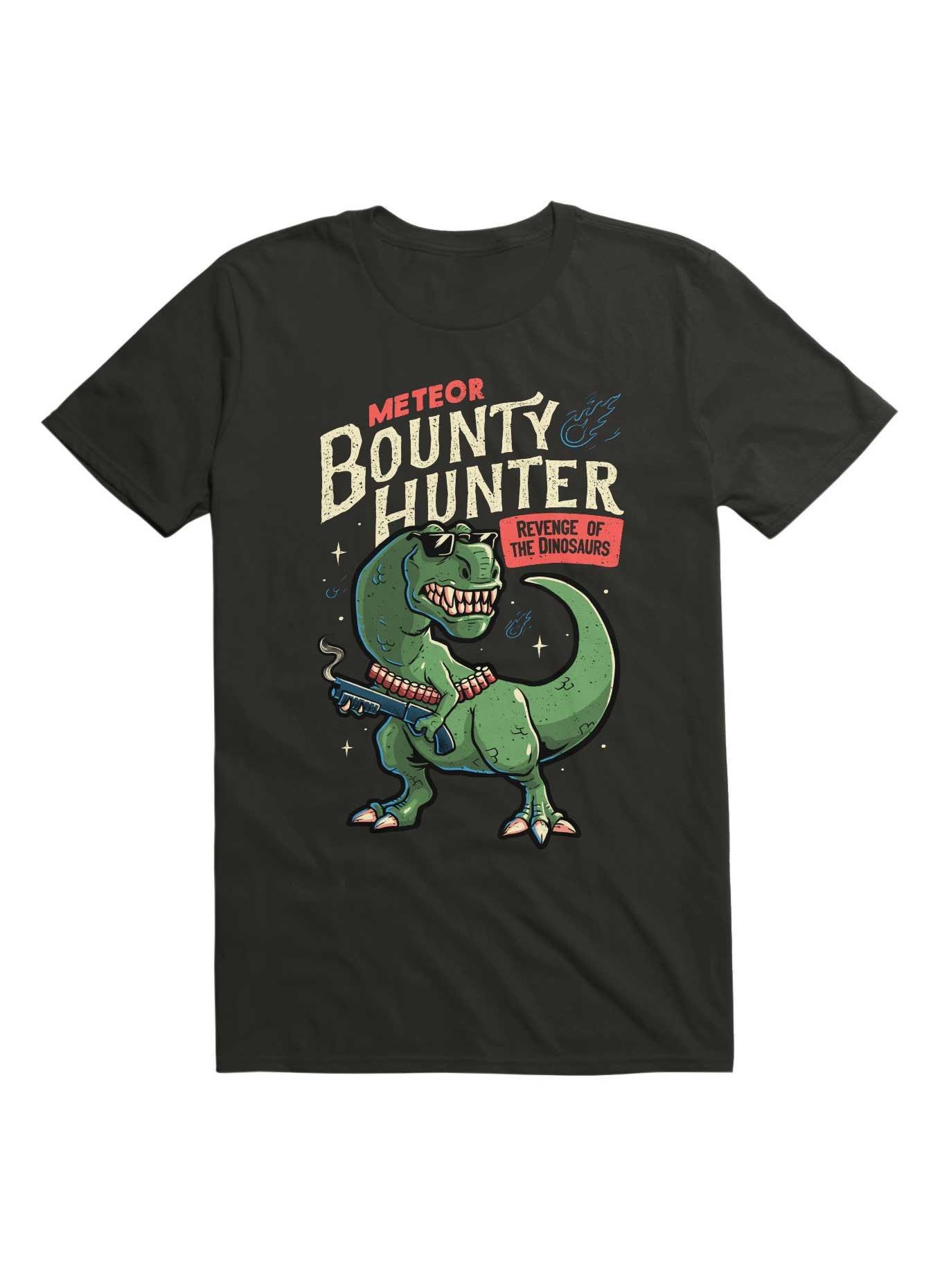 Meteor Bounty Hunter T-Rex Dinosaur T-Shirt, , hi-res