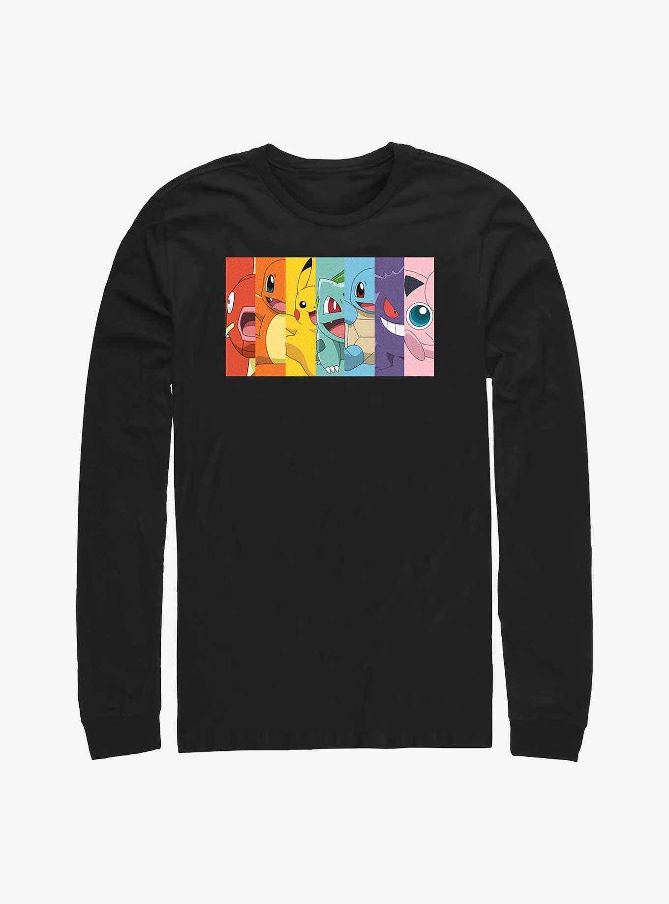 Pokemon Generation 1 Rainbow Long-Sleeve T-Shirt, , hi-res