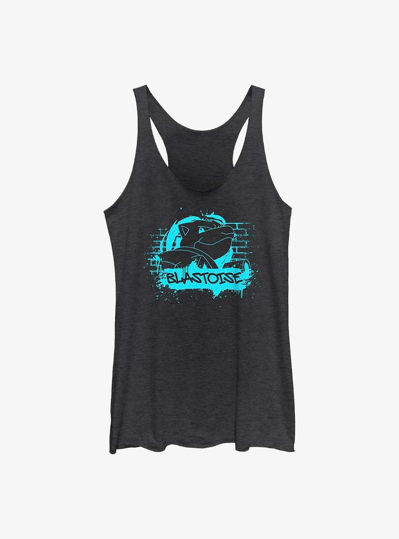 Pokemon Blastoise Graffiti Girls Raw Edge Tank, , hi-res