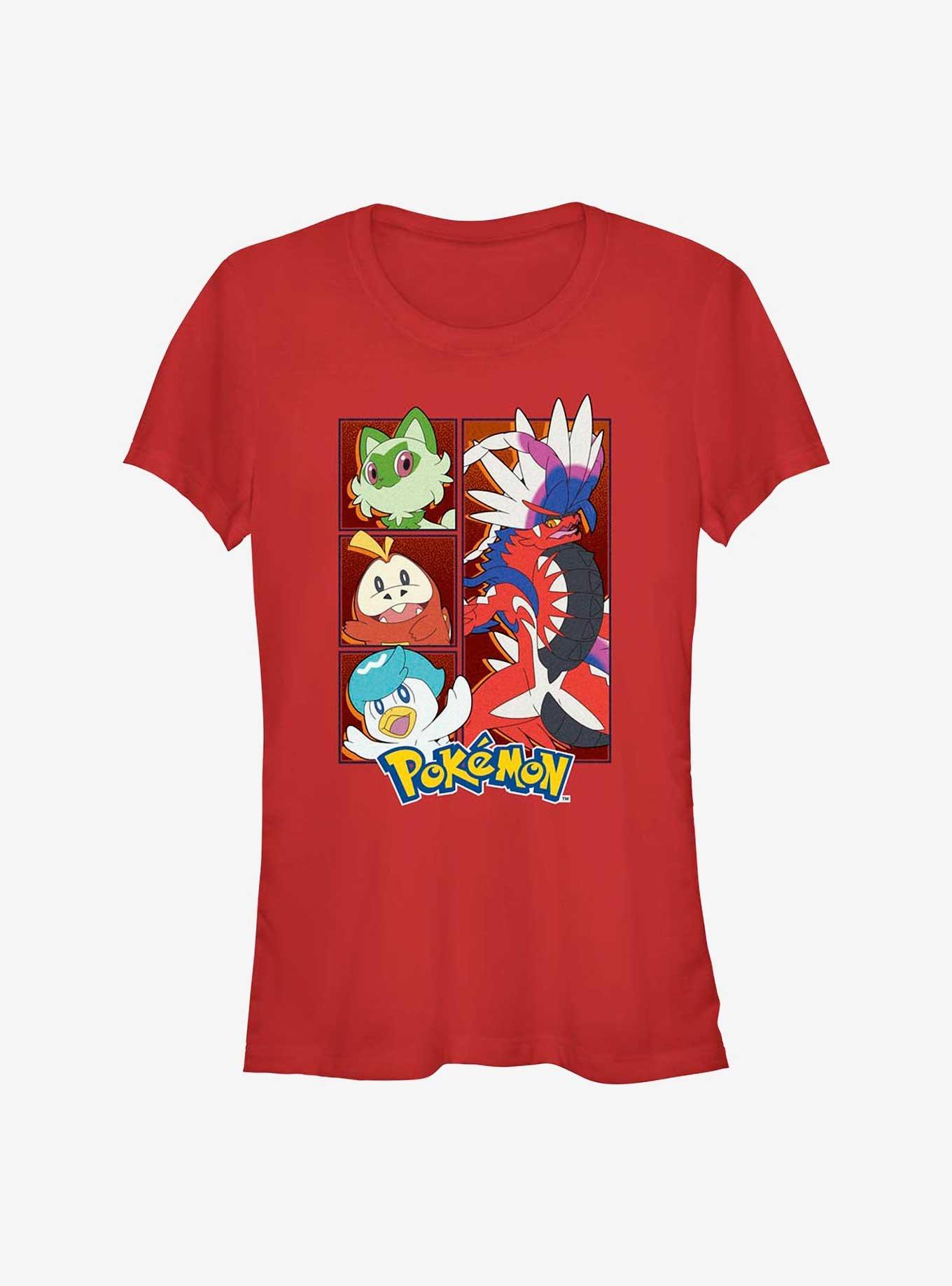 Pokemon Koraidon Generation 9 Starters Girls T-Shirt, , hi-res