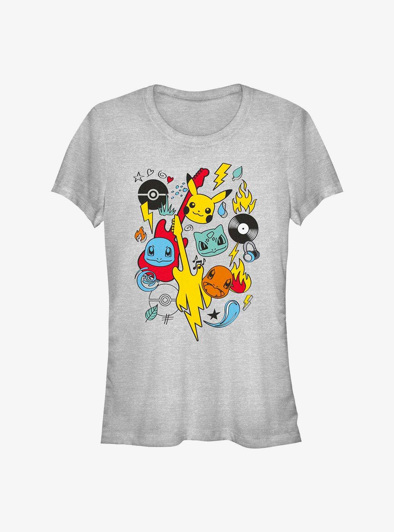 Pokemon Rockstars Collage Girls T-Shirt, , hi-res