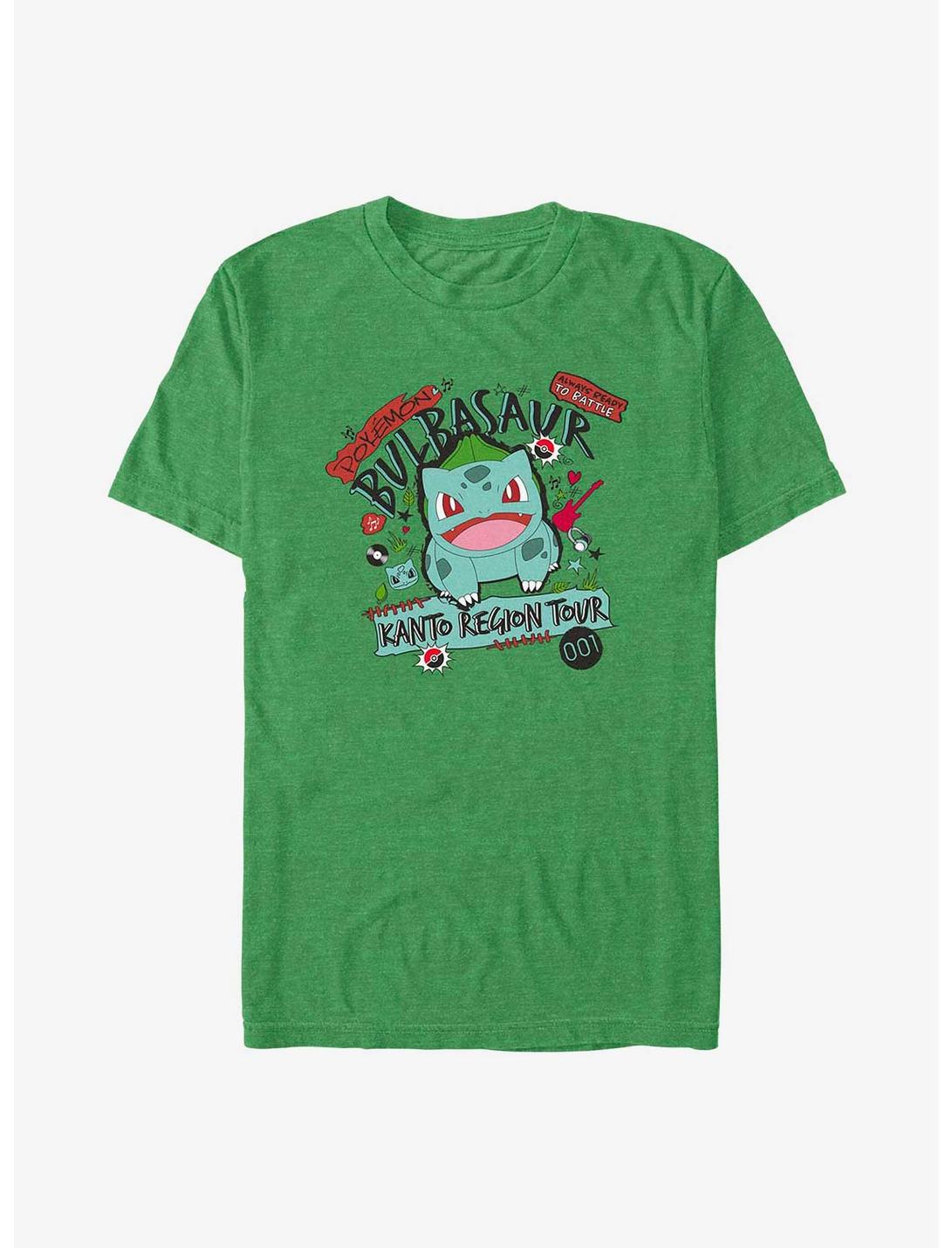 Pokemon Bulbasaur Kanto Tour T-Shirt, KEL HTR, hi-res