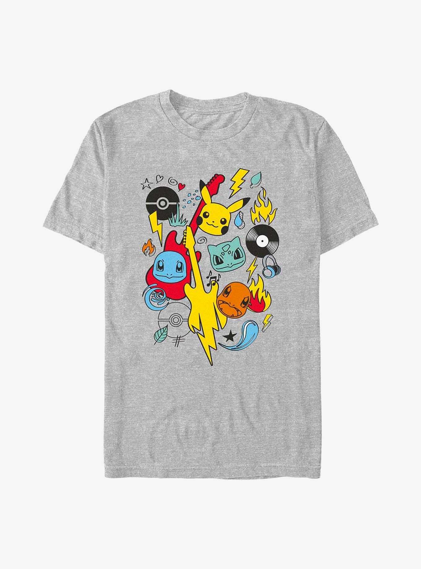 Pokemon Rockstars Collage T-Shirt, ATH HTR, hi-res