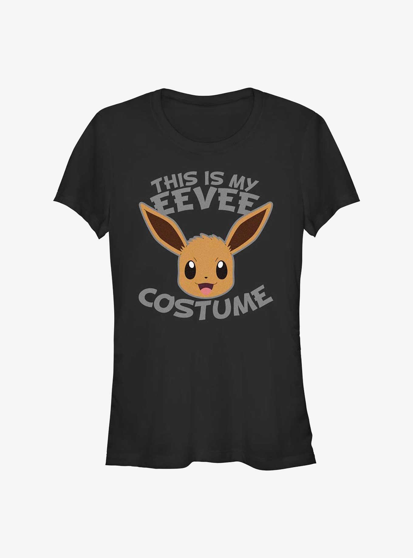  Girl's Pokemon Halloween This is My Eevee Costume T-Shirt -  Black - Small : Clothing, Shoes & Jewelry