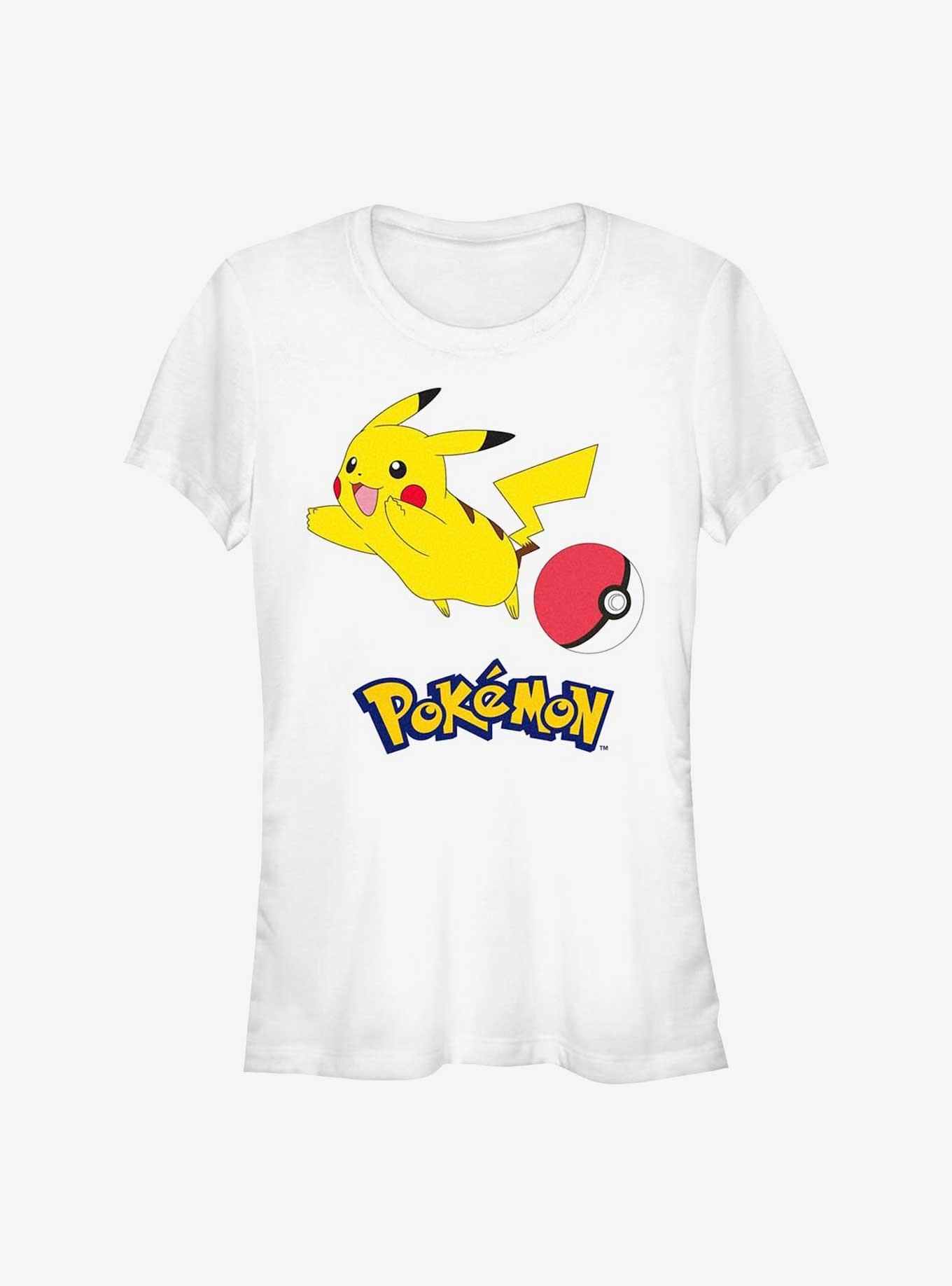 Pokemon Pikachu Pokeball Girls T-Shirt, , hi-res